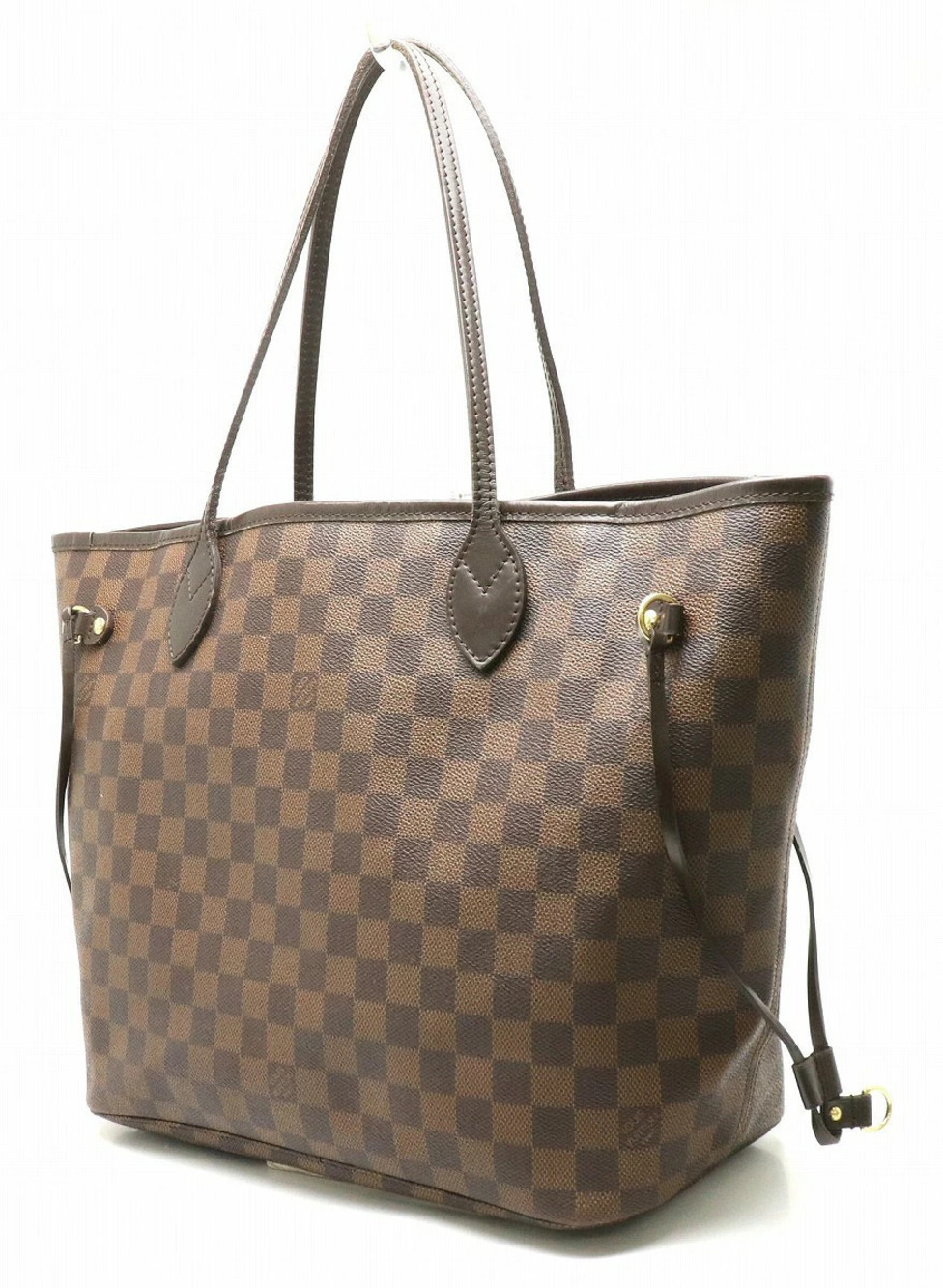 Louis Vuitton Tote Neverfull Shoulder Bag Damier Brown